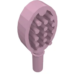 Equipment Hairbrush with Heart on Reverse [Hair Accessory] / Bright Pink