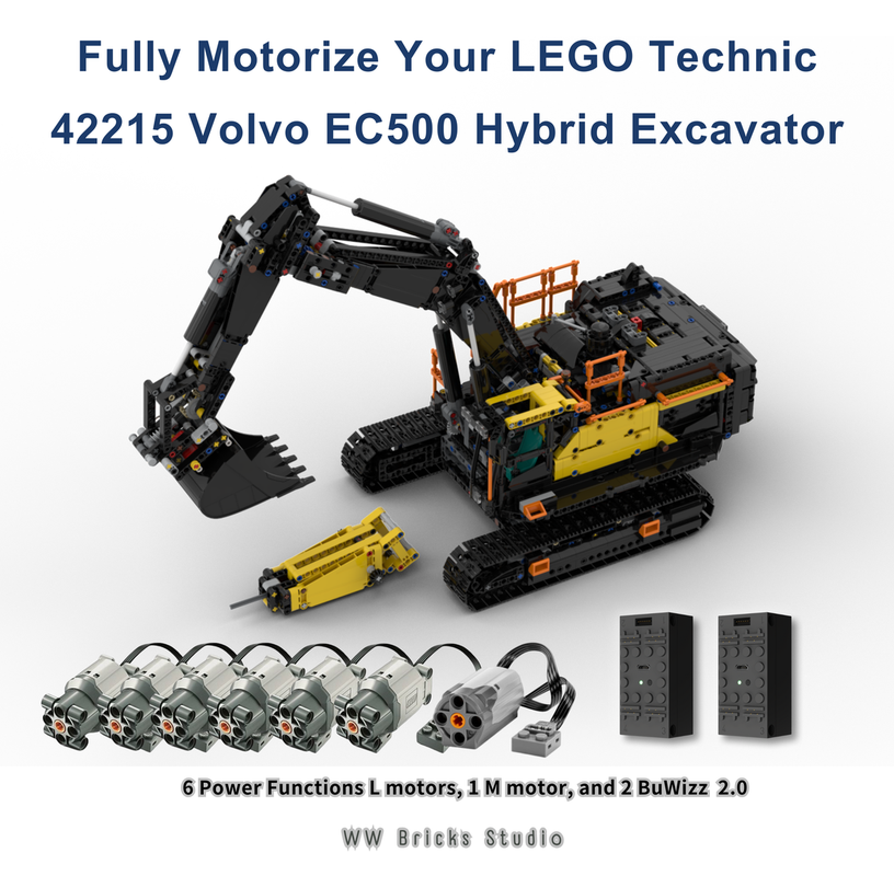 Lego [Full RC] LEGO Technic 42215 Volvo EC500 Hybrid Excavator
