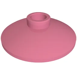Dish 2 x 2 Inverted [Radar] / Medium Dark Pink