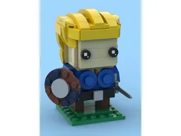 Brick-built Warrior: Viking Shield Maiden