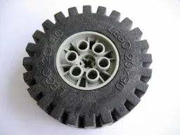 Wheel 20 x 30 Technic with Black Tire 20 x 30 Technic (4266 / 4267)