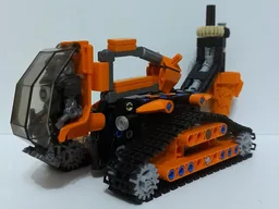 All-terrain vehicle with a drill. Вездеход с буром