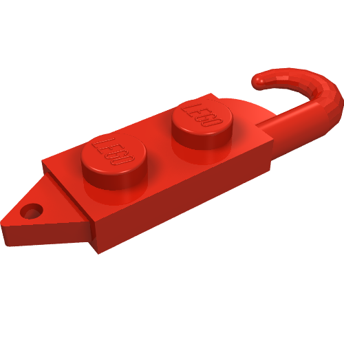 Lego Hook, Plate 1 x 2 with Crane Hook Right