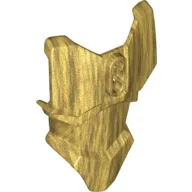 Large Figure Torso Cover, Armour with 2 Chest Holes and Ball Joint Socket / Pearl Gold