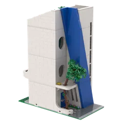 Blue Stripe House