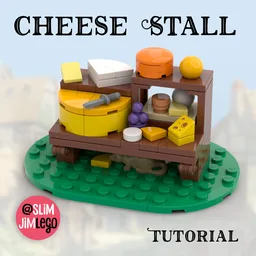 Medieval Cheese Market Stall
