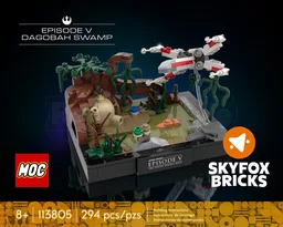 SW Episode V: Dagobah Swamp + Luke's Xwing