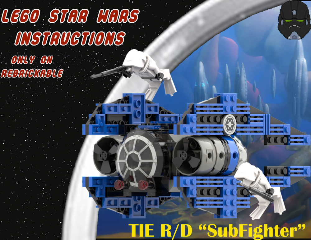 Lego Classic-Style TIE R/D "Subfighter"