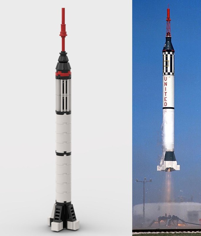 Lego 1:110 Mercury-Redstone