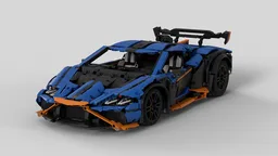 Huracan STO Blu/Orange