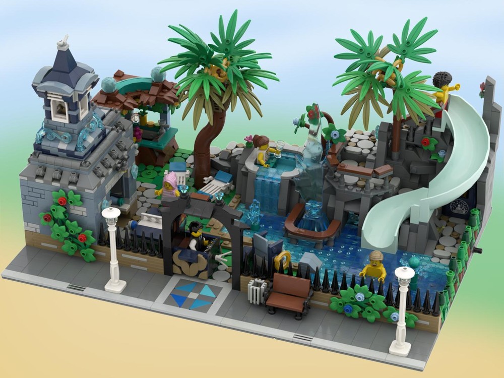 Lego Modular Swimming Pool