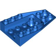 Lego Brick Wedged, Sloped Inverted 6 x 4 with 4 Stud Connections / Blue