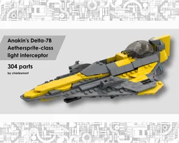 Anakin Skywalker's Delta-7B Aethersprite-class light interceptor (The Clone Wars)