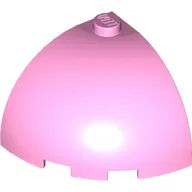 Brick Round Corner 3 x 3 x 2 Dome Top / Bright Pink