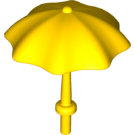 Lego Duplo Umbrella with Stop Ring / Yellow