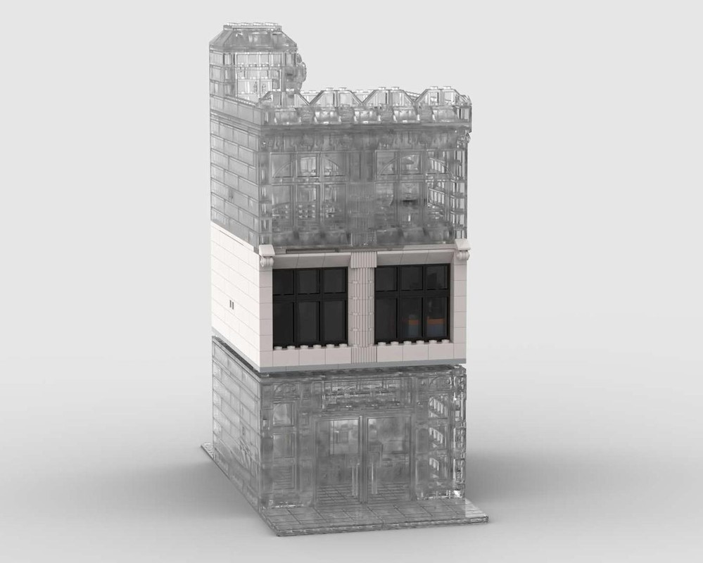 Lego City Bank Modular Building - Extra Floor