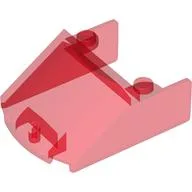 Windscreen 5 x 4 x 1 1/3 / Trans-Red