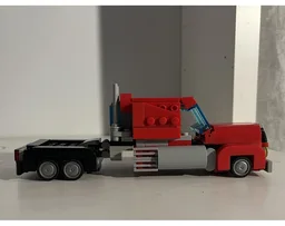 Transformable Red Truck