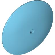 Lego Dish 9 x 9 Inverted with Pin Hole (Radar) / Medium Azure