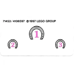 Sticker Sheet for Set 6417-1 / [No Color/Any Color]