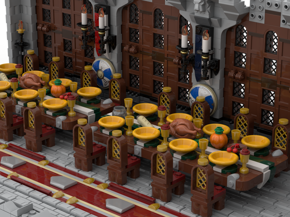 Lego Medieval Dining Hall