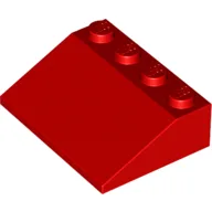 Brick Sloped 33° 3 x 4 / Red