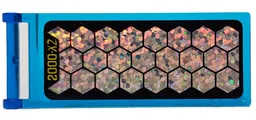Flag 7 x 3 with Bar Handle with Space Port Solar Array with '2000-XZ' Pattern (Sticker) - Sets 6454 / 6456 / 6458