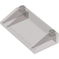 Lego Brick Sloped 33° 3 x 6 / Trans-Brown