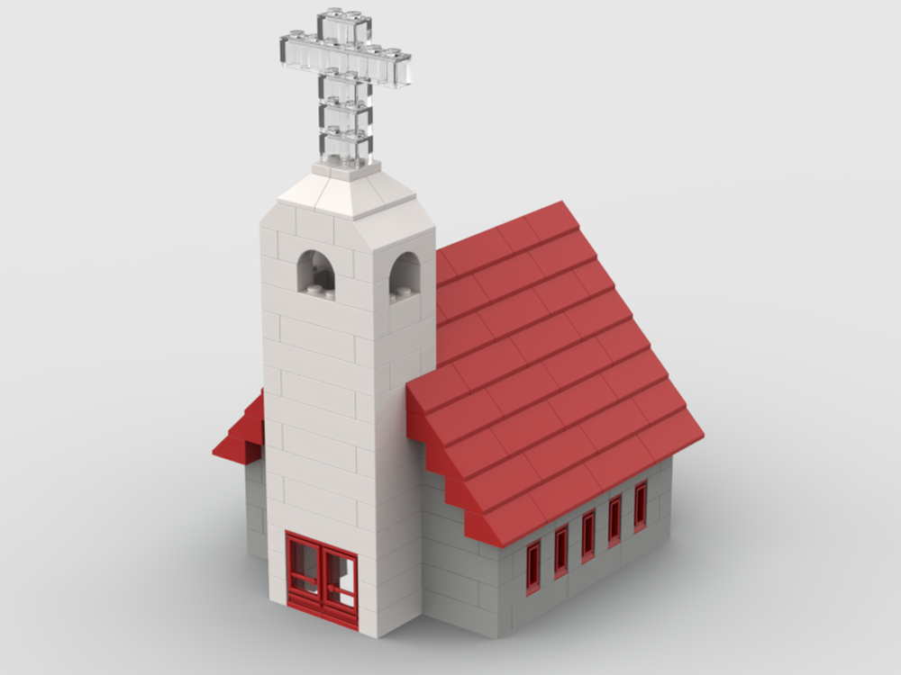 Lego Church Town Plan Style