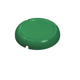 Large Figure Throwing Disk [Plain] / Green