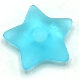 Clikits Icon, Star 2 x 2 Large with Pin / Trans-Light Blue
