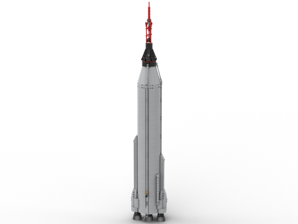 Lego Mercury-Atlas Rocket - Minifigure Scale
