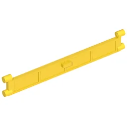 Garage Roller Door Section with Handle / Yellow