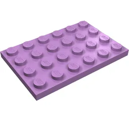 Plate 4 x 6 / Medium Lavender