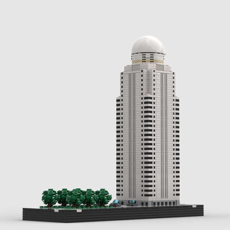 Lego Capitol Holding Center at 1/650th Scale