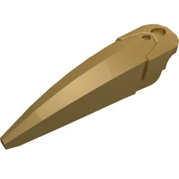 Large Figure Limb Cover / Claw / Spike Large with Axle / Pearl Gold