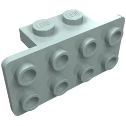 Bracket 1 x 2 - 2 x 4 / Light Aqua