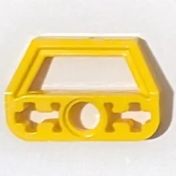 Technic Beam Special 1 x 3 Thin with Trapezoid Frame / Yellow