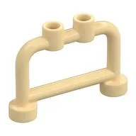 Bar 1 x 4 x 2 with Studs / Tan