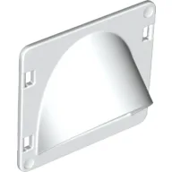 Duplo Door / Window with Curved Window Arch / White