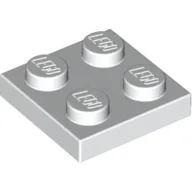 Plate 2 x 2 / White