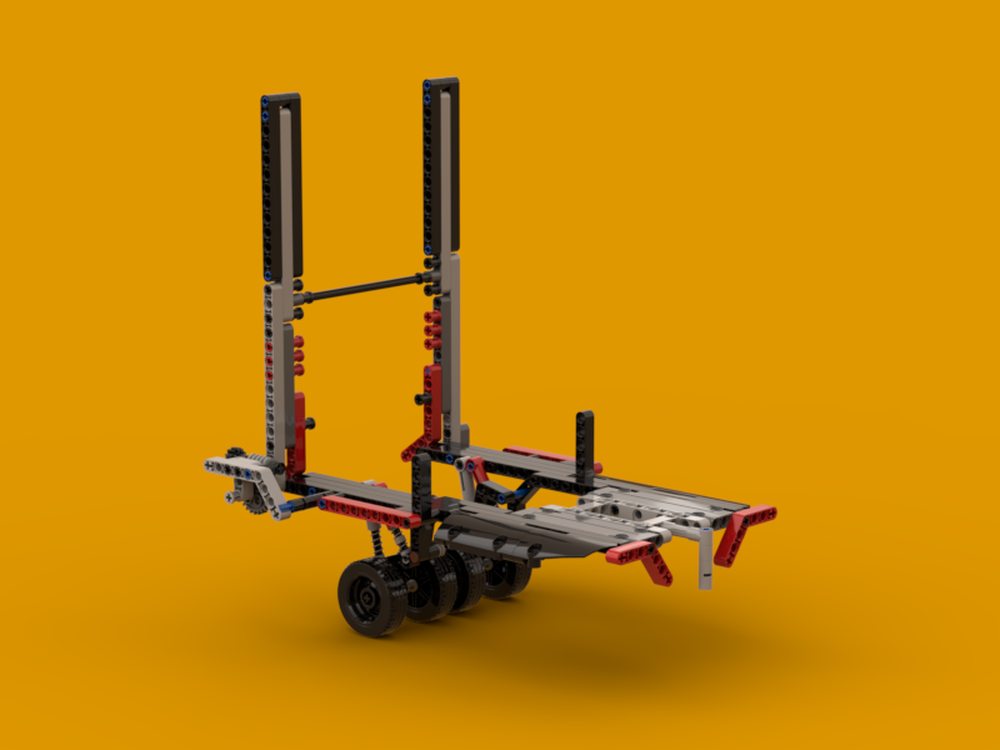 Lego motorized trailer for the futuristic truck