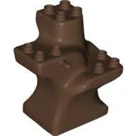 Duplo Plant Tree Trunk Segment Base / Brown