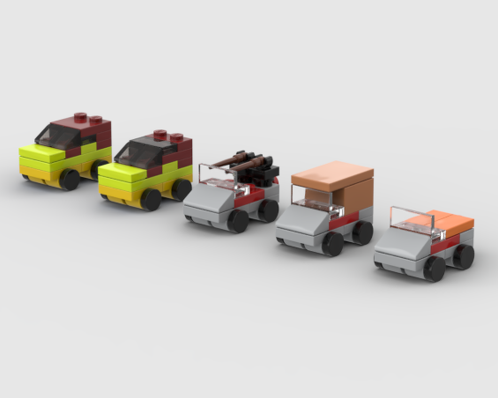 Lego Micro JP Vehicles