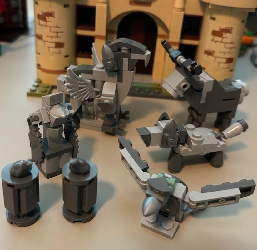 Lego Magical Creature Statues
