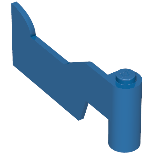 Lego Fabuland, Door 1 x 6 x 2 Right / Blue