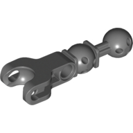 Lego Large Figure Skeletal, Limb with Ball Joint on Axle and Ball Socket and Hole / Dark Bluish Gray