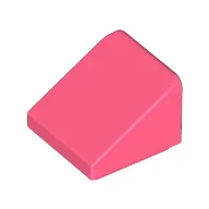 Brick Sloped 30° 1 x 1 x 2/3 (Cheese Slope) / Coral