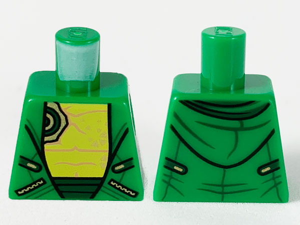 Lego Torso Hoodie, Yellow Chest with Medium Nougat Muscle Contours and Gold Triangle Tattoos Pattern