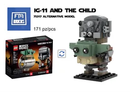 IG-11 and The Child Brickheadz (75317 alternative model)